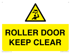 ROLLER DOOR KEEP CLEAR